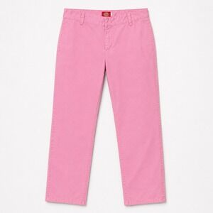 Vintage Y2K Dickies Pink Low Rise Pants Women Size 6 Streetwear Skater Normcore